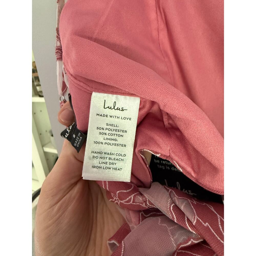 Lulus Certainly Stylish Mauve Pink Burnout Floral Two-Piece Midi Dress - Picture 7 of 16